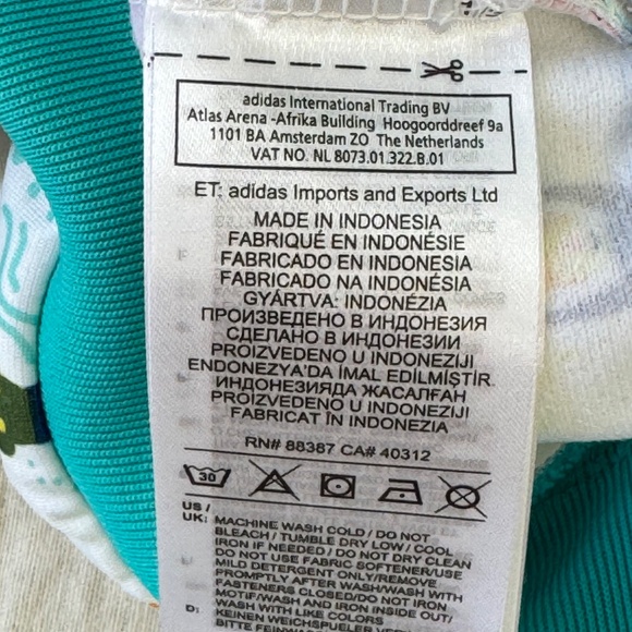 ✨ Adidas Baby Kids Superstar Tracksuit Sweat Pants Zip Jacket Set Sz. 6 Months - Picture 9 of 16